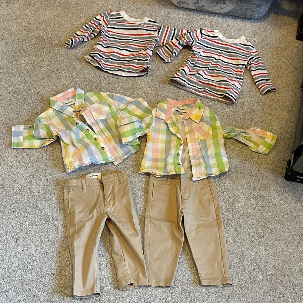 Twin Boys' Clothing Set